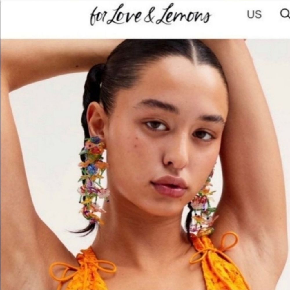 For Love And Lemons Multicolor Statement Earrings